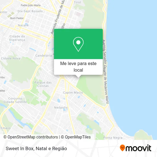 Sweet In Box mapa