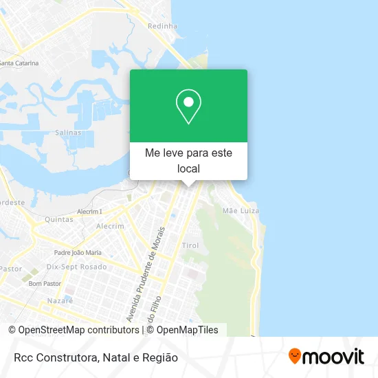 Rcc Construtora mapa