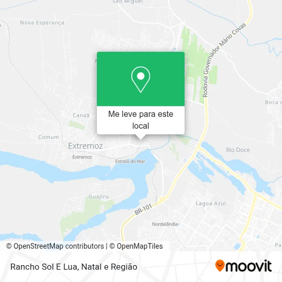 Rancho Sol E Lua mapa