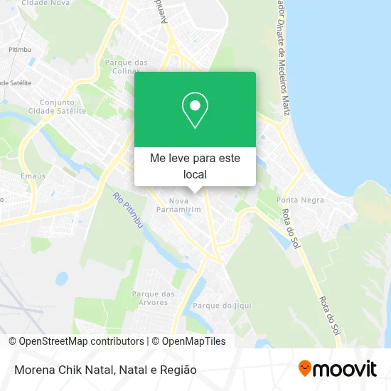 Morena Chik Natal mapa