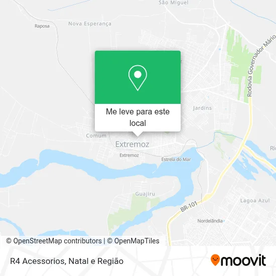 R4 Acessorios mapa