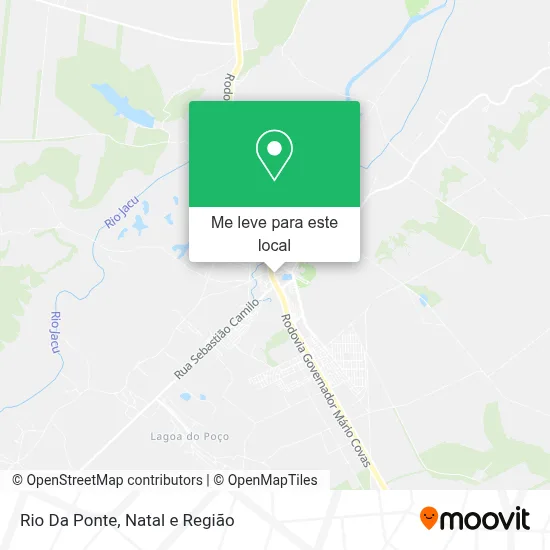 Rio Da Ponte mapa