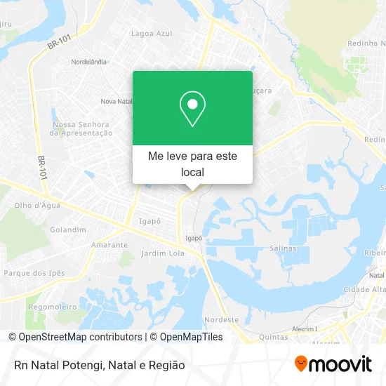Rn Natal Potengi mapa