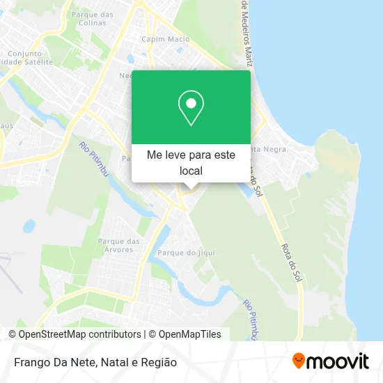Frango Da Nete mapa