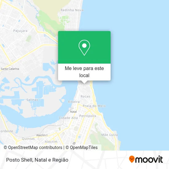 Posto Shell mapa