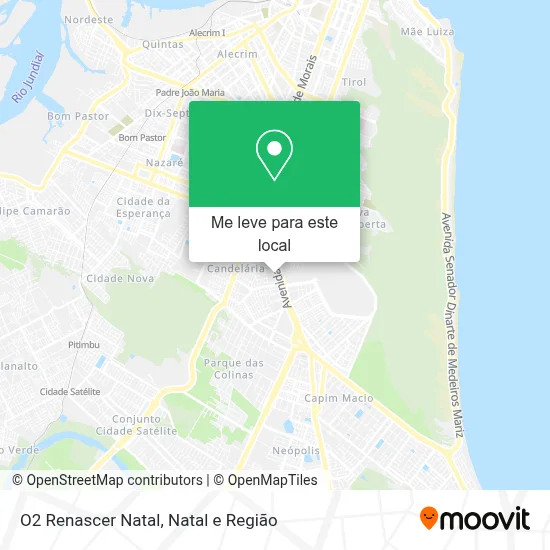 O2 Renascer Natal mapa