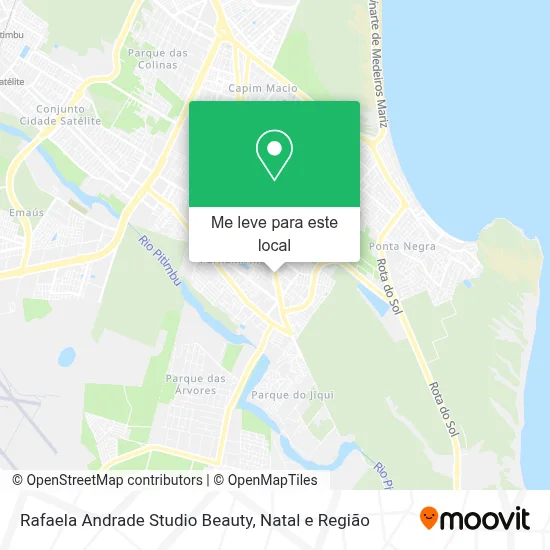 Rafaela Andrade Studio Beauty mapa