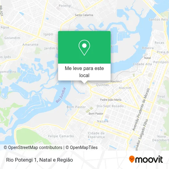 Rio Potengi 1 mapa