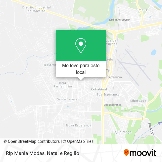 Rip Mania Modas mapa