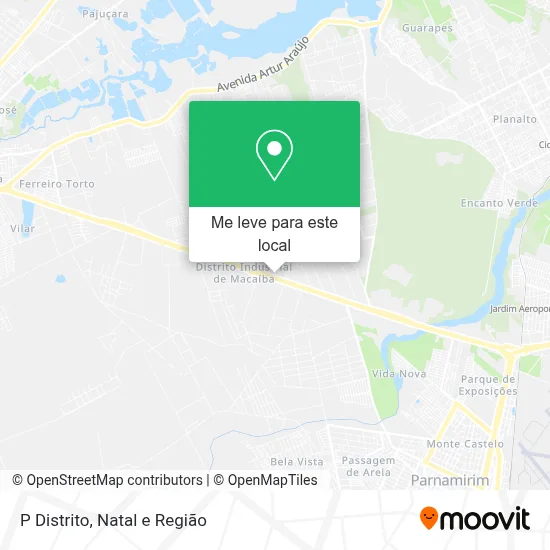 P Distrito mapa