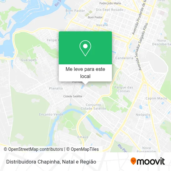 Distribuidora Chapinha mapa