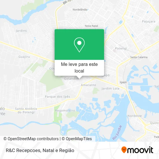 R&C Recepcoes mapa