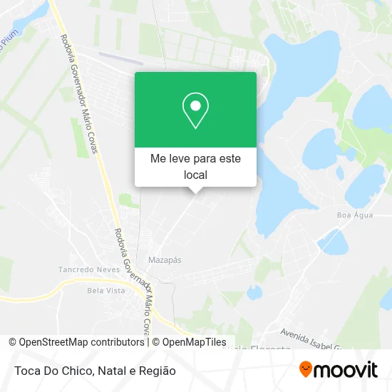 Toca Do Chico mapa