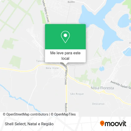 Shell Select mapa