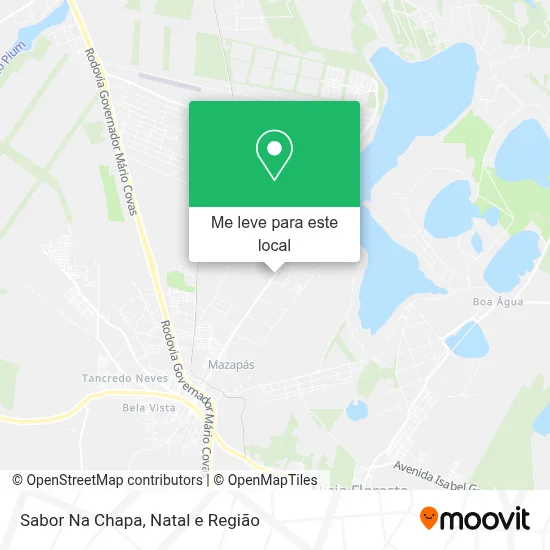Sabor Na Chapa mapa