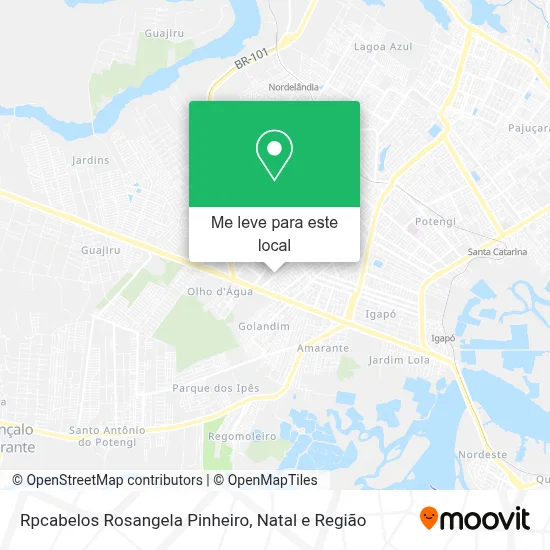Rpcabelos Rosangela Pinheiro mapa