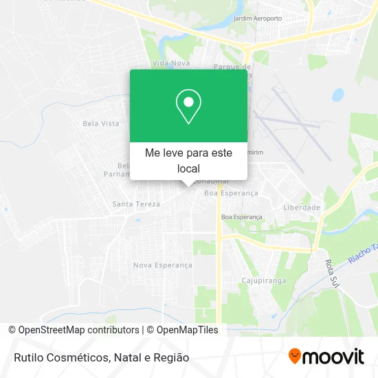 Rutilo Cosméticos mapa