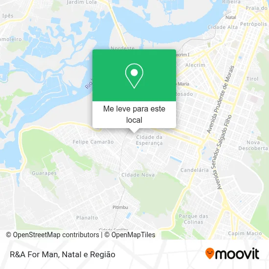 R&A For Man mapa