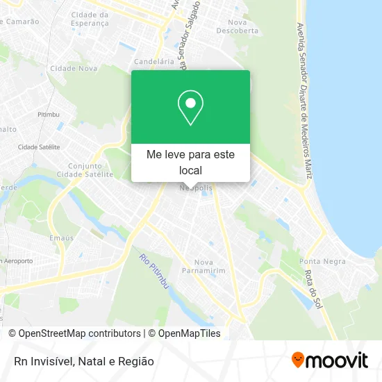 Rn Invisível mapa