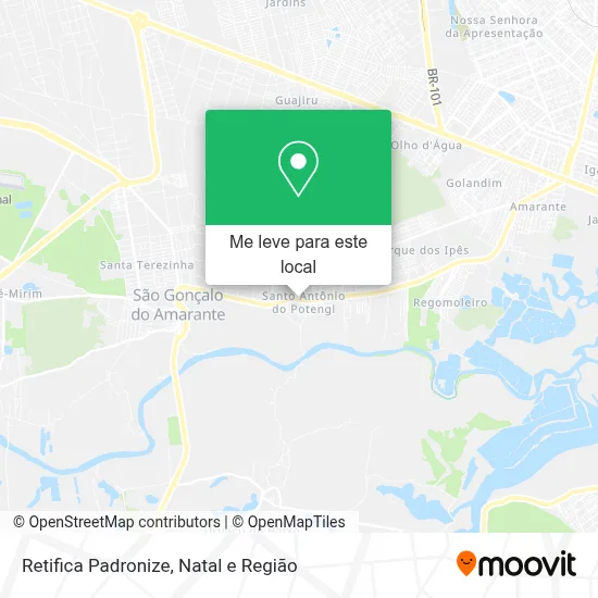 Retifica Padronize mapa