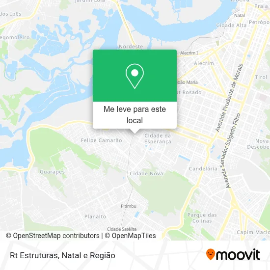 Rt Estruturas mapa
