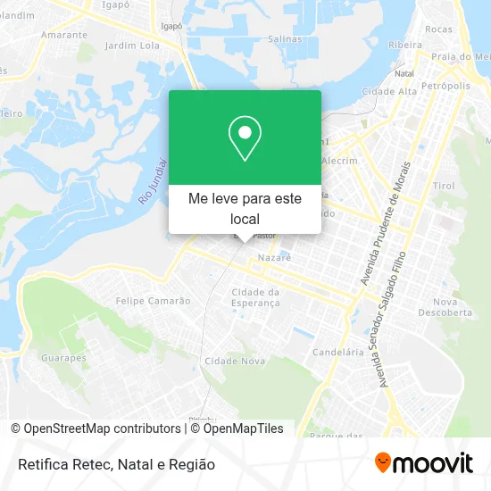 Retifica Retec mapa