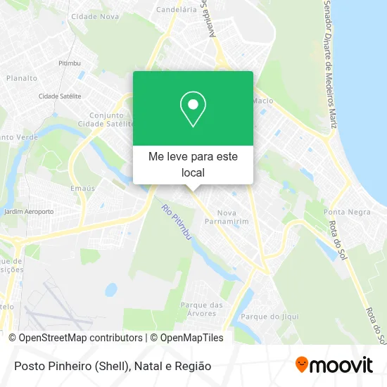 Posto Pinheiro (Shell) mapa