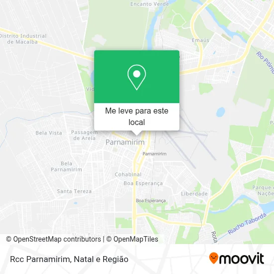 Rcc Parnamirim mapa