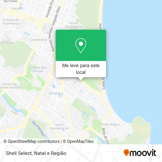 Shell Select mapa