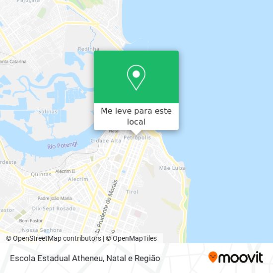 Escola Estadual Atheneu mapa