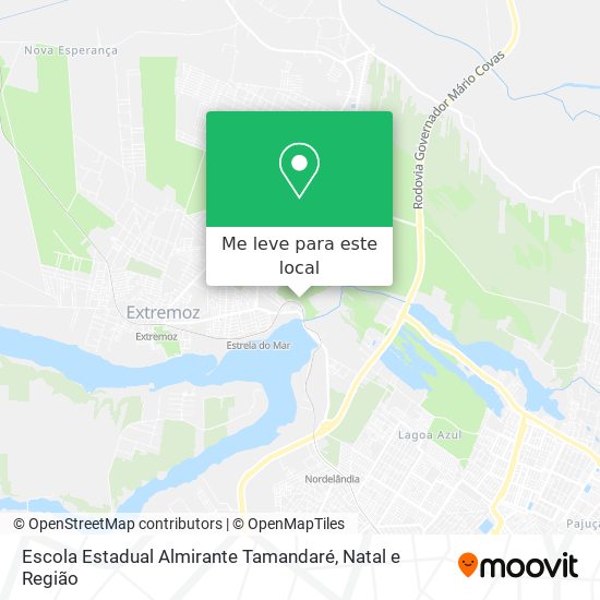 Escola Estadual Almirante Tamandaré mapa