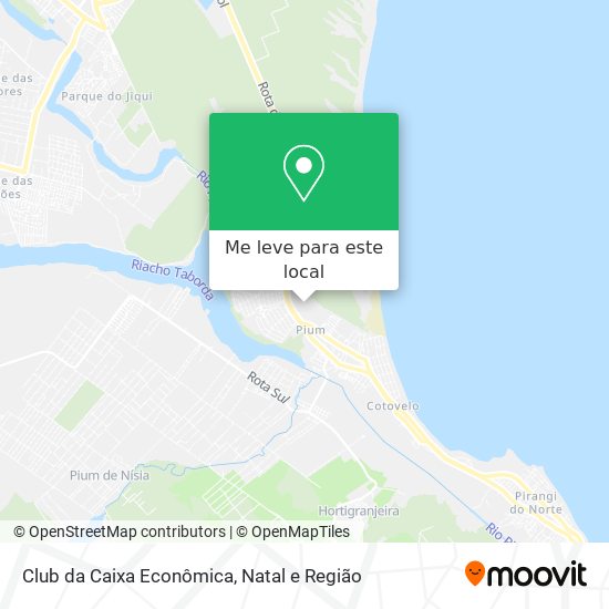 Club da Caixa Econômica mapa