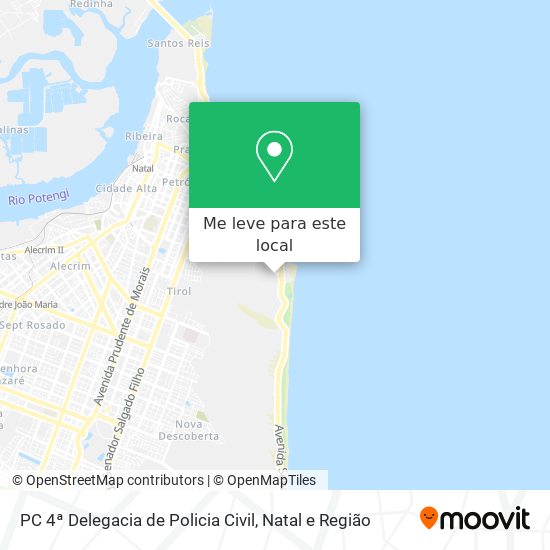 PC 4ª Delegacia de Policia Civil mapa