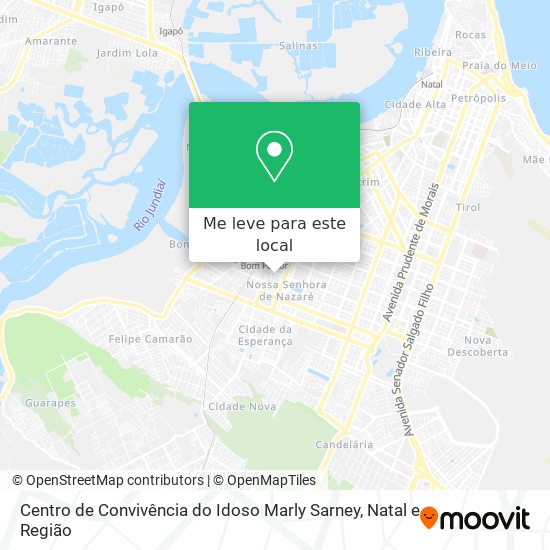 Centro de Convivência do Idoso Marly Sarney mapa