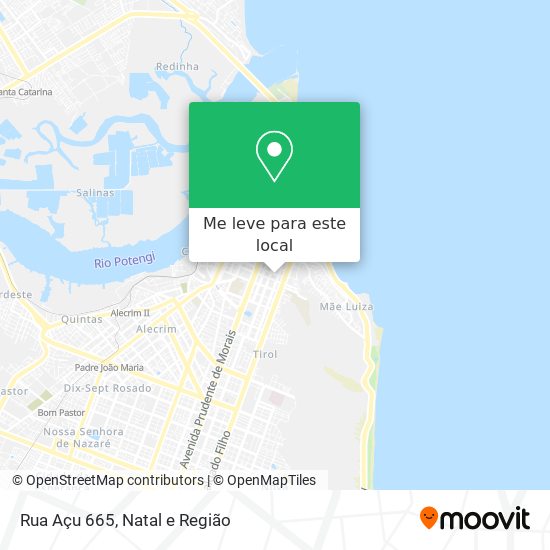 Rua Açu 665 mapa