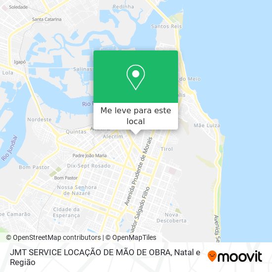 JMT SERVICE LOCAÇÃO DE MÃO DE OBRA mapa