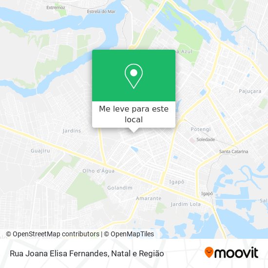 Rua Joana Elisa Fernandes mapa