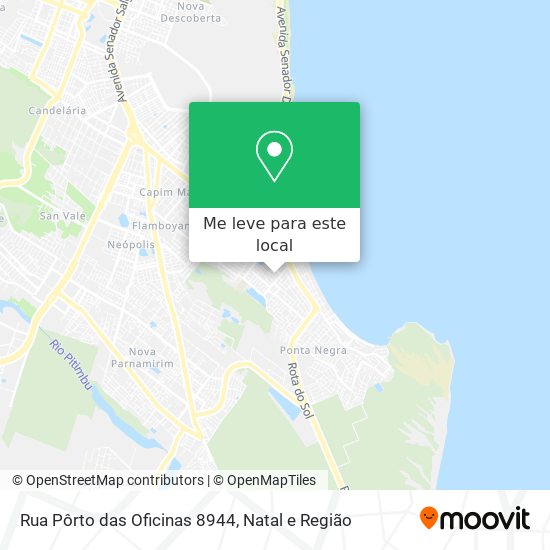 Rua Pôrto das Oficinas 8944 mapa