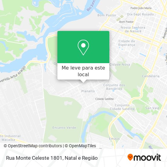 Como chegar até Rua Monte Celeste 1801 em Planalto de Ônibus ou Trem?