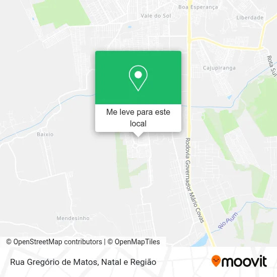 Rua Gregório de Matos mapa