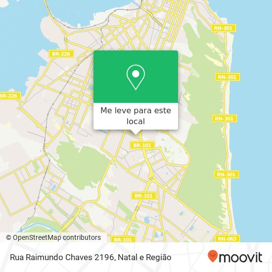 Rua Raimundo Chaves 2196 mapa