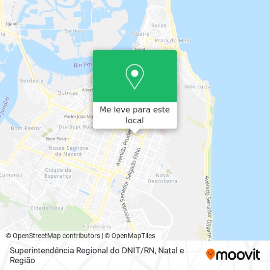 Superintendência Regional do DNIT / RN mapa