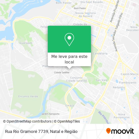 Rua Rio Gramoré 7739 mapa