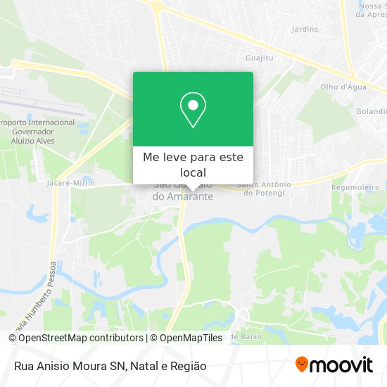 Rua Anisio Moura SN mapa