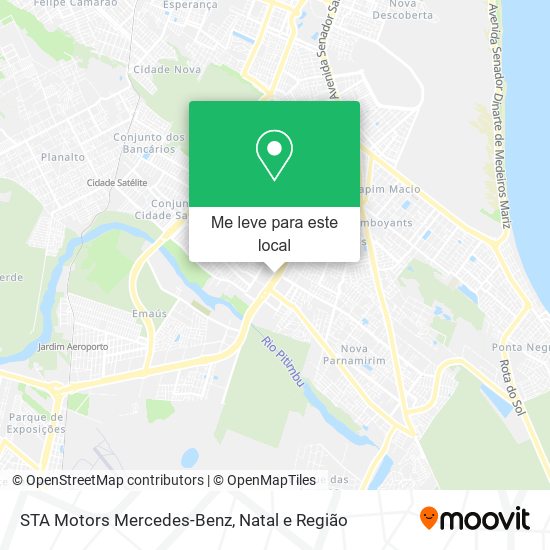 STA Motors Mercedes-Benz mapa