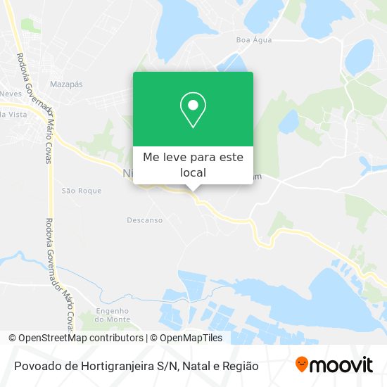 Povoado de Hortigranjeira S/N mapa