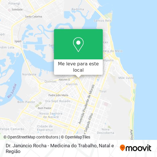 Dr. Janúncio Rocha - Medicina do Trabalho mapa