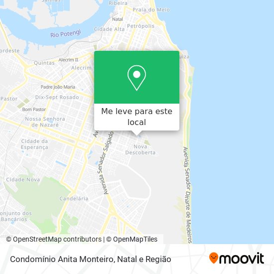 Condomínio Anita Monteiro mapa