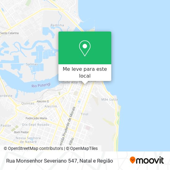 Rua Monsenhor Severiano 547 mapa