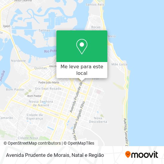 Avenida Prudente de Morais mapa